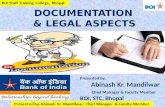 Documentation & legal aspects in Bank
