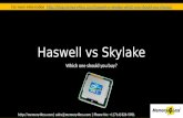 Haswell vs Skylake