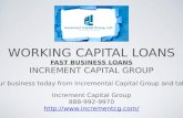 Working Capital Loans | Increment Capital Group