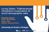 Living Globe: Tridimensional interactive visualization of world demographic data
