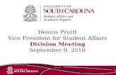 Dennis Pruitt, Division Meeting, Sept. 9, 2016