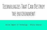 Technologies that can destroy the environment (1)