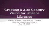Creating a 21st Century Vision for Science Libraries