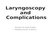 Laryngoscopy & complications