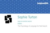 Psychology of language for Paid Search - Brighton SEO
