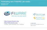 Federating new FIWARE Lab nodes
