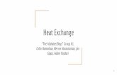 Final Presentation- Heat Exchange