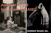 Ambient sound enhancement (ase)