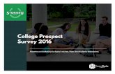 College Prospect Survey 2016