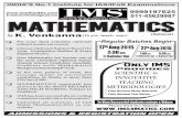 IAS / IFoS Mathematics Optional New Batch Begins In Delhi & Hyderabad