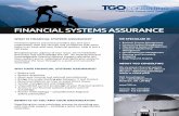 Financial Systems Assurance Sell Sheet