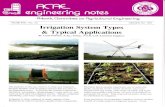 Irrigation System Types & Typical Applications 1996