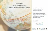 Seven Ways to Start and Scale EVPs in Asia