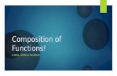 Composition of functions a basic application introduction