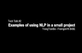 Tech Talk #2: Playing with tons of web content aka NLP in examples
