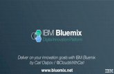 Deliver on your innovation goals with IBM Bluemix