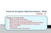 Search Engine Optimization Class-1