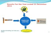 Zimplow FY2011 Analyst briefing presentation