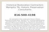 Historical Restoration Contractors Memphis TN: Historic Preservation Consultants