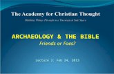 L3 Archaeology & the Bible