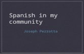 Spanish in the community