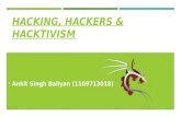 Introduction to Hacking, Hackers & Hacktivism