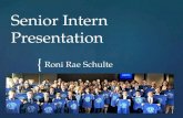 RoniSenior Intern Presentation