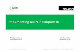 Implementing NREN in Bangladesh