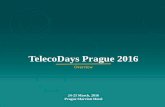 TelecoDays Prague 2016 overview