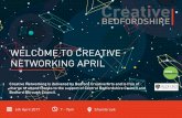 Creative Bedfordshire – Rural Business- Networking April 2017