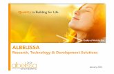 Albelissa Research & Technology.  Your partner to evolve!