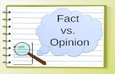 fact vs opinion