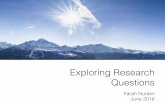 Explore Research Questions