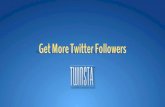 Twitter how to get followers