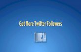 Ways to get more twitter followers