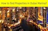 How to find Properties in Dubai Marina?