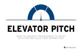 PwC and Iron Mountain - Information Value Elevator Pitch