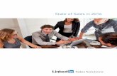 Linkedin state of sales 2016 report