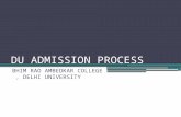 Du admission process