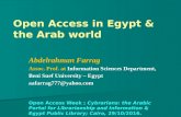 Oa in egypt and the arab world