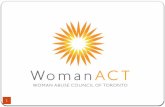 WomanACT VAW Engagement Day Presentation September 2015