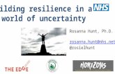 Building resilience in a world of uncertainty