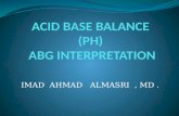 Acid base balance(ph)