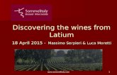 Discovery the wines from Latium
