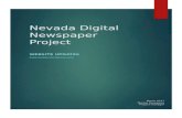 Nevada Digital Newspaper Project Website Updates