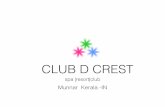 Club d crest Five star Resort Munnar kerala