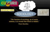Sociology By:Nicolas de la Pava
