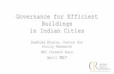 CK2017: Governance for Efficient Buildings in Indian Cities