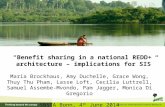 Benefit sharing in a national REDD+ architecture – implications for SIS