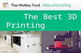 The Best 3DP Printing Stock to Buy